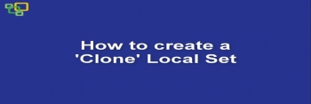 How to create a 'Clone' Local Set